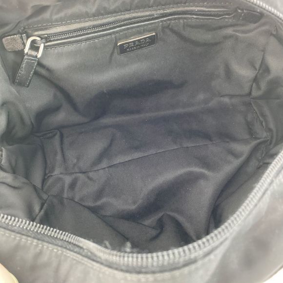 Prada Heart Bijou Nylon Mini Handbag EVENING Nero Black - Picture 3 of 5